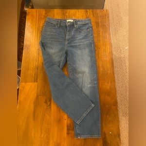 Madewell Classic Straight Jeans, Size 28, medium blue wash